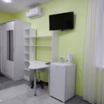 Рабочая зона в номере Family Room у реки